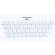 NPKC 46PCS 1U DSA Keycaps PBT Material Laser -etched Print or Blank for Cherry MX Switches of Mechanical Keyboards