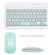 Cute Wireless Bluetooth Keyboard English Russian Spanish Keyboard Mouse For Ipad 8 8th Air 2 3 4 4th Pro 11 Ios