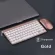 Wireless Office Keyboard Mini Wireless Keyboard and Mouse Set Waterproof and Rechargeable Suitable for Notebook Desk Computer