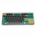 Sa Profile Crisis Design Double Color Abs Ball Keycaps for Cherry MX Switch Mechanical Gaming Keyboard Green Gray Yellow Keycaps