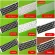 Russian/Spain/French/German/Itian Letters Eyboard Sticers for Notbo R Tablet Des Eyboard Cer Russia Sticer