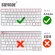For E Bluetooth Wireless Eybord Mla22ll/ A1644 Imac Magic Eyboard Cer Tor Silicone Cer Us/eu Version