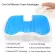 Memory foam seat with cold gel
