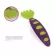Spoon for children Practice eating by yourself. Green polka dot.
