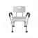 Aluminum shower chairs with backrest and armrests