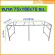 Sun Brand empty frame 1.8 m. Good metal frame, foldable, silver spray, rust -proof, strong, durable 75x180x75 cm.