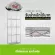 Jumper, storage shelf, steel layer, rust -proof coated 5 -layer multi -purpose shelf supports more than 75 kg.