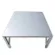 Sun Brand โต๊ะอเนกประสงค์ ขนาดเล็ก สีเงิน ขนาด 75x85x35 ซม. แข็งแรง ทนทาน พับเก็บได้ โต๊ะเตี้ย