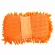 GALAXY sponge wipes 2 in 1 microfiber cleaning model QC-012 orange.