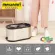 Overclean Premiummop, a whole set of stainless steel spin tank With 2 microfiber mops and fabrics, can rotate 360 ​​degrees, 2 in 1 spinning tank