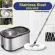 Overclean Premiummop, a whole set of stainless steel spin tank With 2 microfiber mops and fabrics, can rotate 360 ​​degrees, 2 in 1 spinning tank