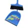 SWASH Long Handle Dustpan Set Blue  ชุดไม้กวาดพร้อมที่โกยผงด้ามยาว