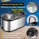 OverClean Spin Mop Mob Spinning Dress Stainless Steel Mob Stainless Set Stainless steel tank, blended tank, spinning tank, mop flooring