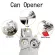 Can open Canned machine That opens a 17 cm hand -made can of stainless steel that is easy to use that can be opened.