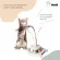 KAFBO cat spring toy ของเล่นสำหรับแมว แท่นไม้สำหรับแมว ลูกบอลสำหรับแมว