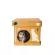 KAFBO Cube Little Cat Cat CAFE STICKER, a cat's house, a golden cat sticker