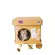 KAFBO CUBE THE GINGER CAT STICKER, a cat's house, a golden cat sticker