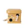 KAFBO CUBE THE GINGER CAT STICKER, a cat's house, a golden cat sticker