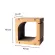 KAFBO Home Leaf Shape S - Brown Cat Nail Cat Cat Cat Cat Cat Cat Cat Scratcher Cat Toy Cat House