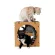 KAFBO HOME SEMI-CIRCLE SHAPE S - Brown ที่ลับเล็บแมว ของเล่นแมว บ้านแมว เฟอร์นิเจอร์แมว Cat Scratcher Cat Toy Cat House