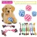 Cotton rope toys Hand -woven dogs