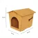 KAFBO Eco Pet House with Gray Bed Pad, free! Cat and dog sticker