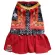 Dog shirt, cat shirt, Doi Dog Cat Black hill tribe pattern, red skirt