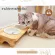 Cheapest! Ready to deliver a bowl of real wood, made of hardwood, waterproof, good quality pet food