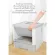 Ready to send C&H, cat toilet, large cat toilet The foldable cat bathroom has a drawer with sand lap. For pets