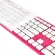 OKER  คีย์บอร์ด USB Keyboard (KB-518) Red