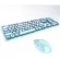 Mofii Sweet Mixed Color Cute Portable 2.4GHz Wireless Keyboard and Mouse Set Girl Universal Desktop Notebook Keyboard and Mouse