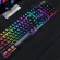 Colorful glowing keyboard Computer accessories, offices, characters, illumination, single keyboard, Th31000