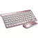 2.4g Wireless Keyboard Mouse Combo Mini Keyboard and Mouse Set for Lap Notebook PC Computer Mac Desk Windows Smart TV PS4