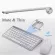 2.4g Keyboard Mouse Combo Set Multimedia Wireless Keyboard And Mouse For Notebook Lap Mac Desk Pc Tv Office Supplies
