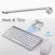 2.4g Keyboard Mouse Combo Set Multimedia Wireless Keyboard and Mouse for Notebook LAP MAC DESK PC TV Office Supplies