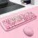 Mofii Pink Wireless Keyboard Mouse Set Home Office Use Usb Keyboard Optical Mouse Mixed Color Version
