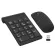 2.4g Numeric Keypad Wireless Financial Keypad with Mouse 18 Keys Number Pad Portable Silent Financial Accounting Keyboard