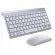Portable Mini Wireless Keyboard 2.4ghz Computer Mouse Keyboard Set Combo For Lap Desk Mac Pc Notebook Smart Tv