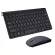 Portable Mini Wireless Keyboard 2.4GHz Computer Mouse Keyboard Set Combo for Lap Desk Mac PC Notebook Smart TV