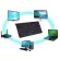 Portable Mini Wireless Keyboard 2.4GHz Computer Mouse Keyboard Set Combo for Lap Desk Mac PC Notebook Smart TV