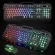Metal Panel Mechanical Gaming Wired Keyboard With Mouse Set Round Key Cap Retro Gamer Key Board Led Game Mice Multimedia Button