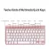 Mini Wireless Keyboard Mouse Combo USB 2.4g Ultra Slim ergonomic Keyboard and Mouse for Notebook LAP PC MacBook Lenovo HP