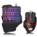 Game Keyboard Mouse Combos Xt60 Color Wired Backlight One-Handed Keyboard And Mouse Gaming Keyboard For Pc Gamer