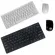 Mini Wireless 2.4 G Keyboard Mouse Dongle Receiver Membrace Box Set Black