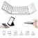 Foldable Wireless Bluetooth Keyboard Touchpad Portable Ultraslim Wireless Keyboards For Pc Lap Tablet Mobile Phone