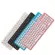 Ultra Thin Portable Standard 96-Key Wireless Bluetooth Keyboard For Ipad Iphone Mac Pc White Black Blue Pink