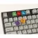 1pc Resin Gemstone Full Transparent Key Cap Mechanical Keyboard Backlit Keycap For Mx Switch