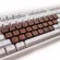 Solid Wood Backlit Keycaps for Cherry MX Switch Mechanical Gaming Keyboard Customized OEM Profile Black Walnut Wooden Key Caps