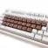 Solid Wood Backlit Keycaps For Cherry Mx Switch Mechanical Gaming Keyboard Customized Oem Profile Black Walnut Wooden Key Caps