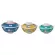 3 bowls set, premium vine 7-11 dishes, cups, cups into the microwave, cute, beautiful, beautiful, beautiful